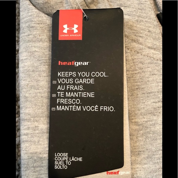 NWT Under Armour Mens Heatgear Fleece Hoodie. - Picture 6 of 7
